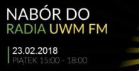 Dołącz do nas! Zapraszamy na nabór w Radiu UWM FM!