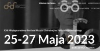 XXII Międzynarodowy Festiwal Muzyki Chóralnej im. Feliksa Nowowiejskiego