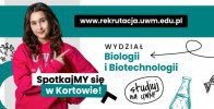 Spotkajmy się na Wydziale Biologii i Biotechnologii UWM