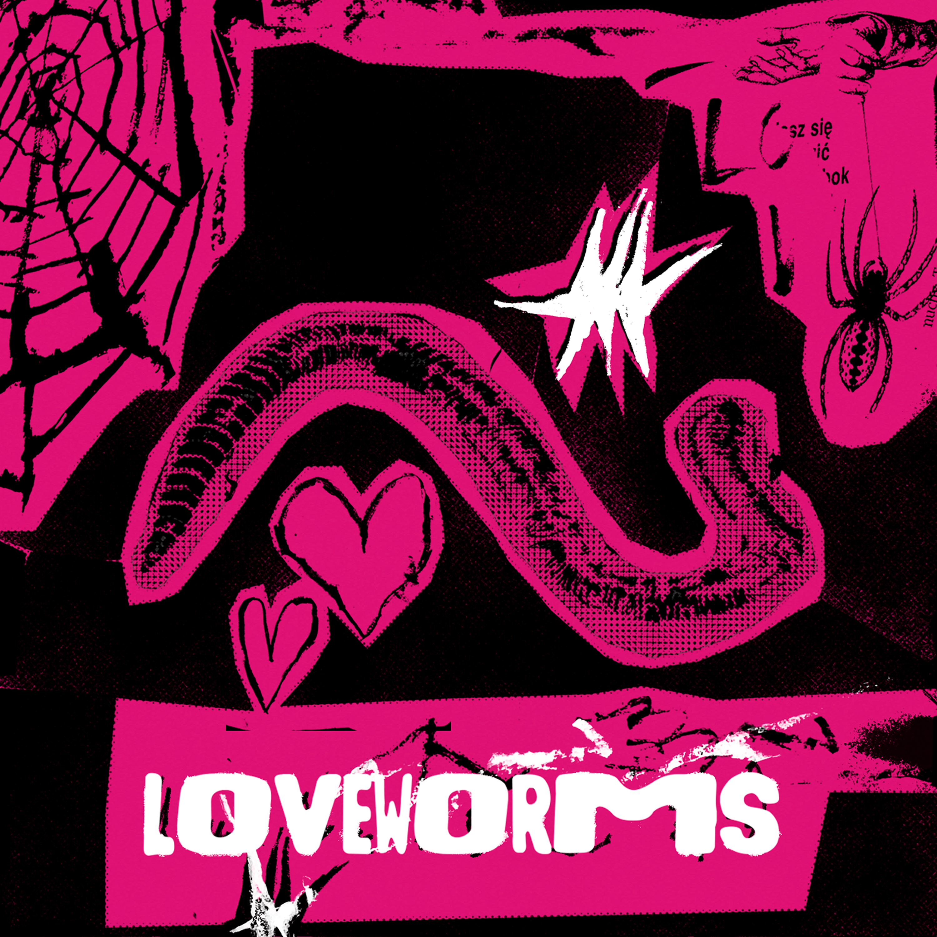 Okładka płyty "Loveworms" zespołu Loveworms, wyd. Antena Krzyku