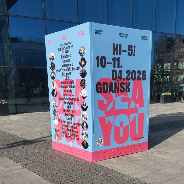 Baner reklamujący Sea You 2026